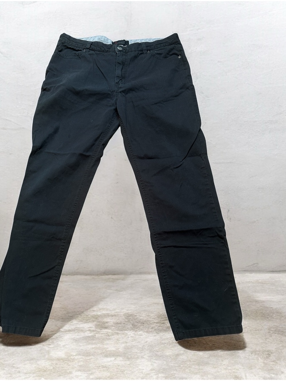 Black Soft Slacks for Men - Vintage Genes Solid Black Pants